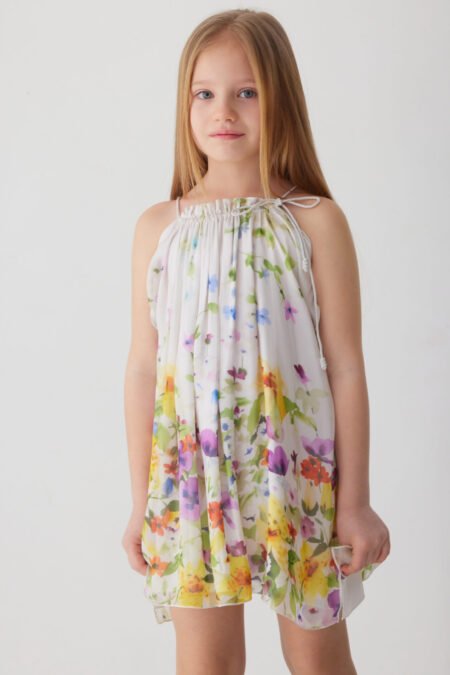 rochie de mătase pentru copii