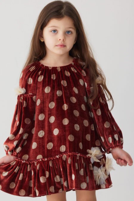 rochie ie de catifea pentru fete