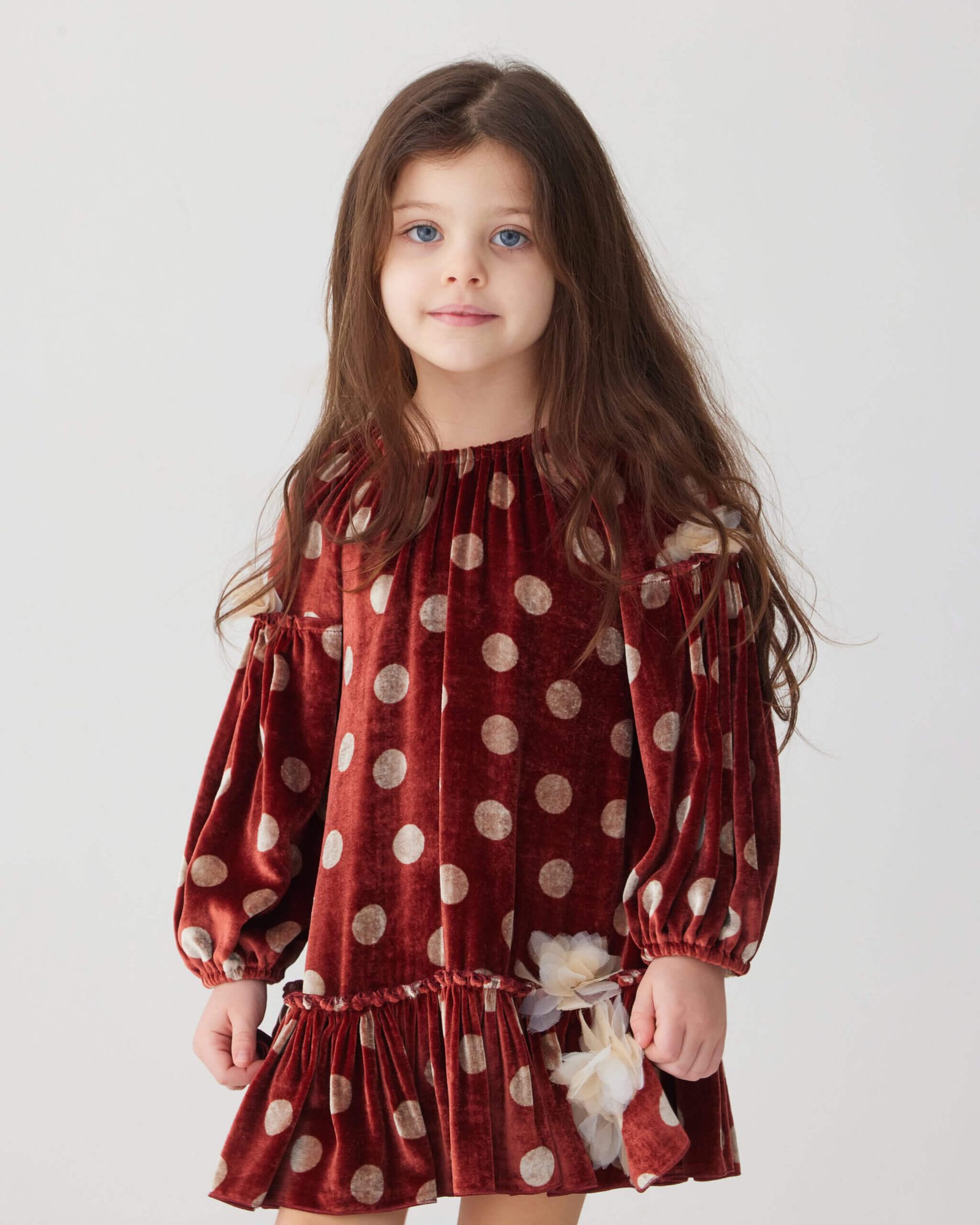 rochie ie de catifea pentru fete